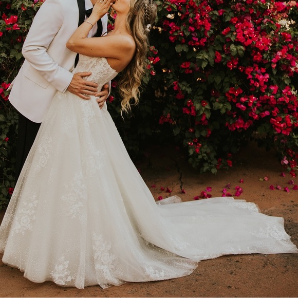 Wedding Dress & Veil - Picture 7 of 11